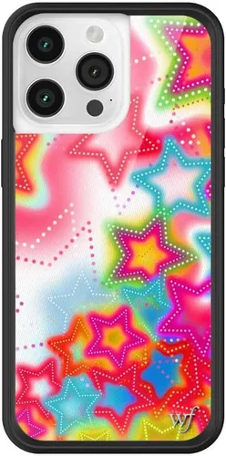 Vista 53 de Wildflower Cases - Funda Surf's Up, Compatible con Apple iPhone 15 Pro Max Moderno, Rojo, Morado, Floral, Verano, Playa - Parachoques Protector