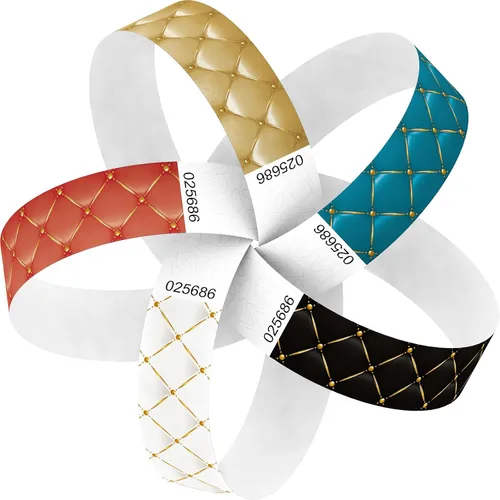 Vista 35 de Tyvek - Pulseras para eventos, diseño creativo de color, pulseras de papel de 3/4 pulgadas, paquete de 250 unidades para fiestas, agrupaciones, Negro