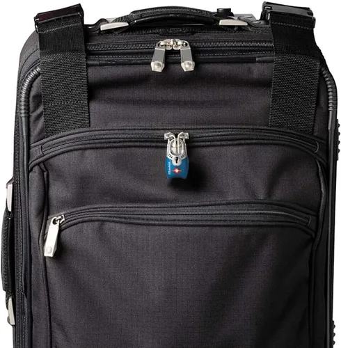 Vista 2 de Master Lock 4689T Cerradura con Llave Aprobada por TSA, Paquete de 2, los Colores Pueden Variar