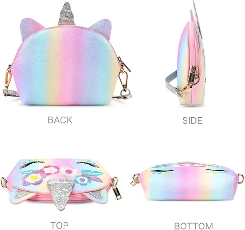 Vista 5 de Mibasies - Regalos de unicornio - Bolsa para niñas.