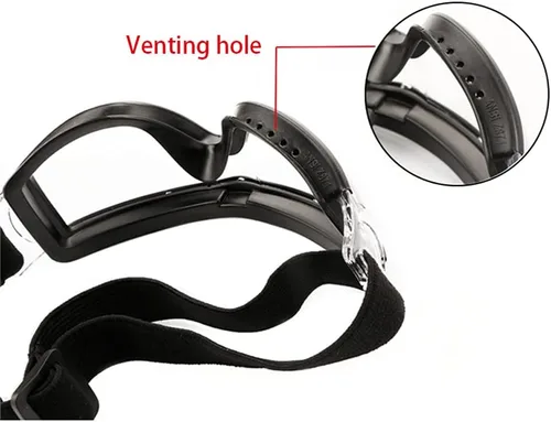 Vista 4 de Fx-miRo - Gafas de seguridad, gafas protectoras antivaho y UV, gafas de trabajo de protección para bricolaje, laboratorio, exteriores Negro