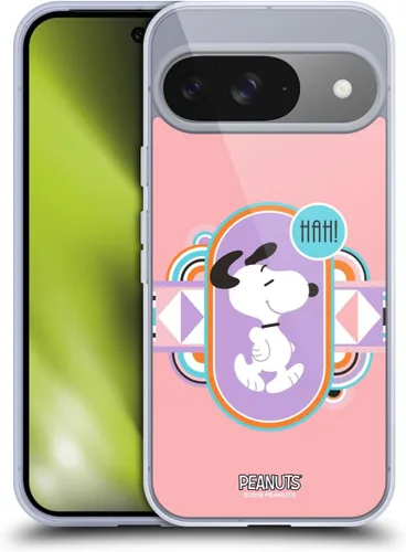 Vista 152 de Head Case Designs Snoopy Deco Dreams - Funda de gel con licencia oficial de Peanuts Blue Pattern [protección de grado militar] compatible con Google