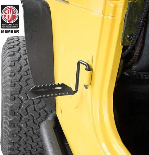 Vista 2 de Hooke Road Wrangler - Piernas para bisagra de puerta, compatible con Jeep TJ Wrangler 97-06