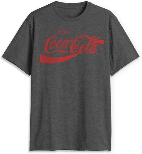 Vista 8 de Coca-Cola Camiseta de manga corta Eighties Coke para hombre Athletic Heather