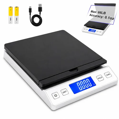 Vista 13 de Smart Weigh - Balanza digital de envío y pesaje postal, 110 lb x 0,1 oz, balanza de Oficina de Correo Postal, UPS, USPS 110 libras de montaje