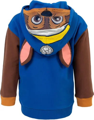 Vista 3 de Paw Patrol Rubble Chase Skye Fleece BoysGirls Zip Up Cosplay Hoodie Toddler to Little Kid