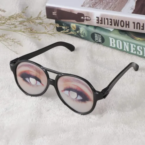 Vista 3 de KESYOO Gafas novedosas para fiesta de Halloween, gafas divertidas con ojos disfrazados para adultos, 2