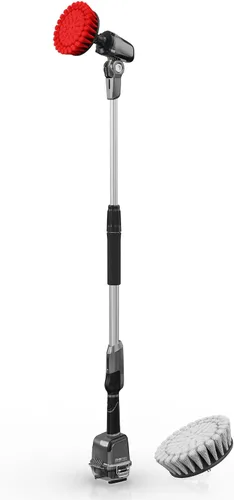 Vista 12 de Hoover ONEPWR - Limpiador telescópico, limpiador eléctrico giratorio para limpieza, cabezal de cepillo giratorio, más de 4 pies de alcance, cepillo