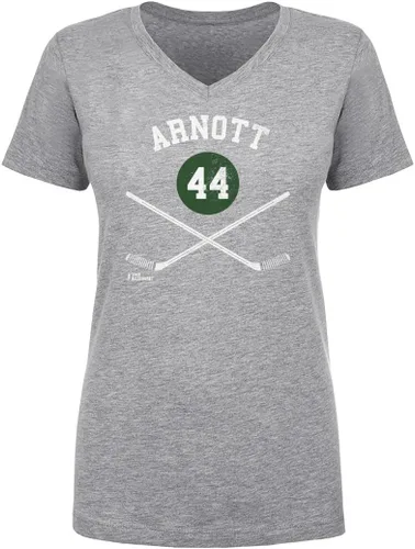 Vista 2 de 500 LEVEL Jason Arnott Women's V-Neck T-Shirt - Jason Arnott Dallas 44 Sticks