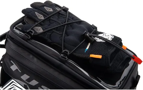 Vista 7 de TUSK Olympus - Bolsa para tanque (grande), color negro y gris para TRIUMPH Tiger 800 2011-2015