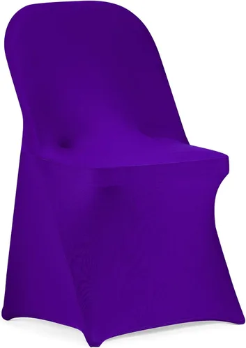 Vista 29 de Funda de silla Peomeise plegable, de elastano elástico para bodas, fiestas, banquetes, eventos