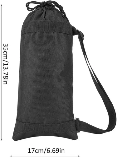 Vista 9 de Pomya Bolsa de trípode portátil para cámara, estuche de transporte Oxford para fotografía trípode y micrófono monopié, con diseño plegable para un