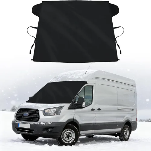 Vista 16 de Cubierta de Parabrisas para Hielo y Nieve Compatible con Mercedes-Benz Sprinter 2007-2024 2025 2026 Impermeable Cubierta de Parabrisas Resistente al