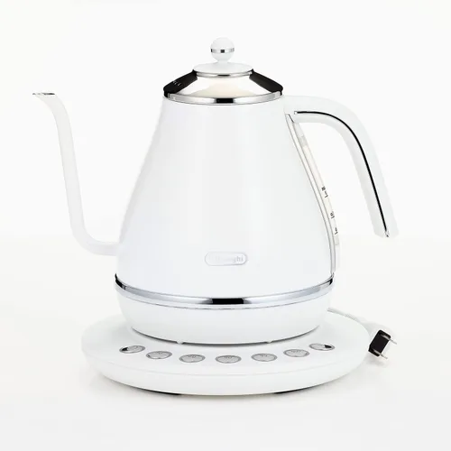 Vista 7 de De'Longhi KBOE1230J-W - Tetera eléctrica con función de ajuste de temperatura, 1,0 L, color blanco