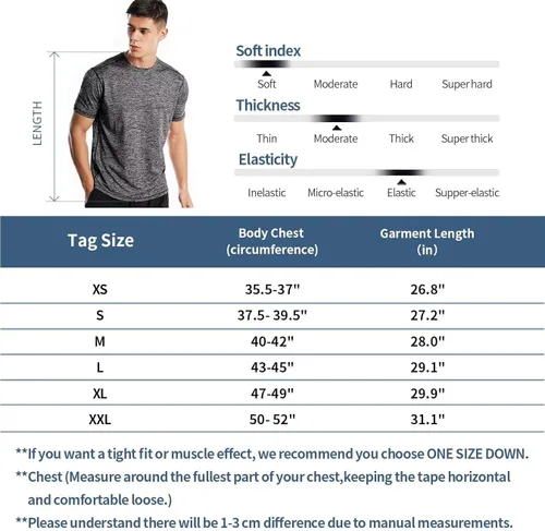 Vista 4 de Dry Fit - Camisetas deportivas de entrenamiento para hombre, de manga corta