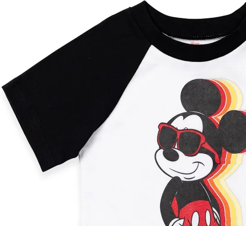 Vista 6 de Disney Mickey Mouse - Conjunto de camiseta y pantalones cortos para bebé a niño grande