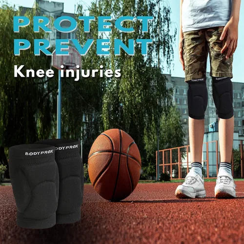 Vista 6 de Bodyprox - Rodilleras de voleibol para jóvenes, 1 par unisex (13-18 años)