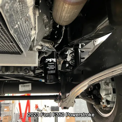 Vista 4 de Pacific Performance Engineering Filtro de aceite de motor de alta eficiencia de alta calidad compatible con Ford Superduty 2011-2024 Power Stroke