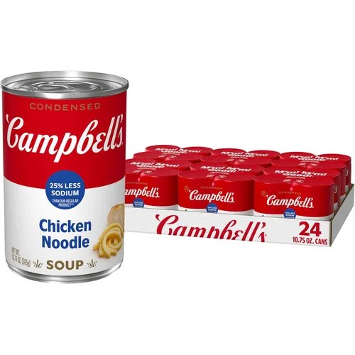 Vista 18 de Sopa condensada de fideos con pollo saludable para el corazón Campbell's, lata de 10.75 oz