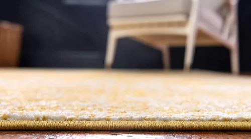 Vista 4 de Unique Loom Bromley Collection Vintage Traditional Medallion Border - Alfombra, Polipropileno, AmarilloCrema