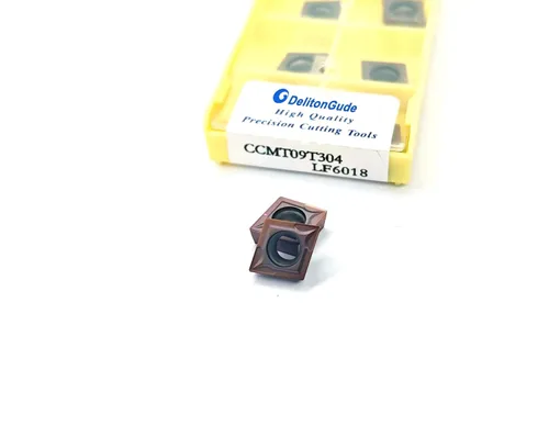 Vista 12 de 10pcs DCMT11T304 Torno CNC Inexable Fresado de Carburo Sólido Inserto de Torneado para el Acabado de Acero y Otros Metales (DCMT11T304 LF6018)