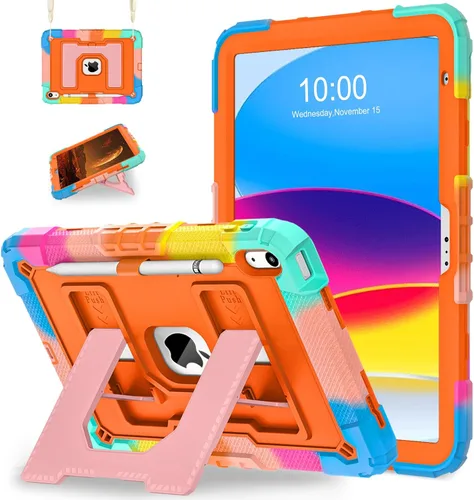 Vista 15 de WESOROL Funda para iPad A16 11ª Generación 11 Pulgadas (2025) iPad 10ª Generación 10.9 Pulgadas (2022), Fundas i Pad A16 Grado Militar Resistente a