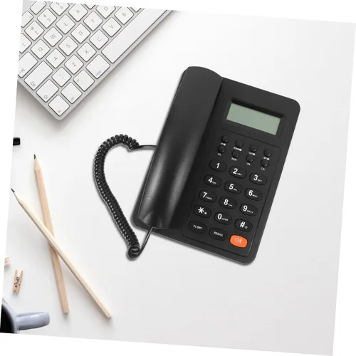 Vista 9 de ARTIBETTER Escritorio Teléfono Oficina Teléfono comercial Reutilizable Teléfono doméstico Artesanía fina Aspecto clásico
