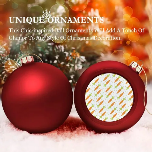 Vista 114 de Boobs Funny Shatterproof Matte Christmas Balls for Tree Wreath Home Decor 1PCS