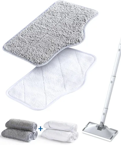 Vista 11 de LABIGO Trapeador de vapor 10 en 1 con limpiador de vapor de mano desmontable, tanque de 350ml, calentamiento en 10s, limpiador de vapor de 248°F