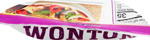 Vista 5 de Fresh Gourmet, Wonton Strip, jengibre ajo, 3.5 onzas