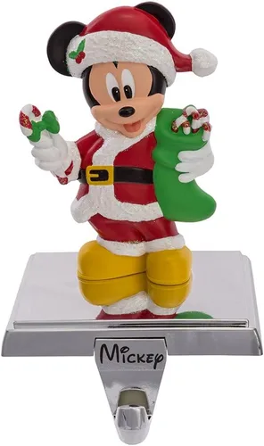 Vista 2 de Kurt Adler Gancho para calcetín con diseño de Mickey Mouse