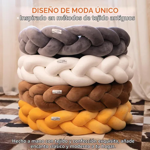 Vista 2 de CHEERPALS Cama Tejida para Gatos de Interior, Linda Cama para Mascotas con Almohadón Lavable Cama Esponjosa para Perros Pequeños (Gris Oscuro)