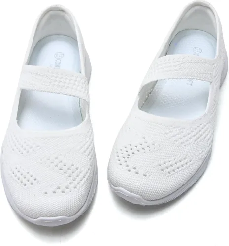 Vista 8 de HONHOLD Zapatos Mary Jane para caminar para mujer, zapatos casuales de enfermería, cómodos, antideslizantes, para trabajo y oficina