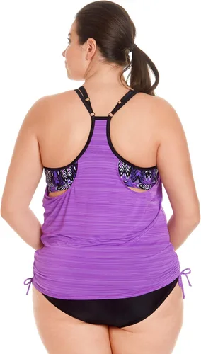 Vista 5 de ZeroXposur Womens Swimsuits Tankini Top and Bikini Briefs Set - Plus Size Tankini Swimsuits for Women
