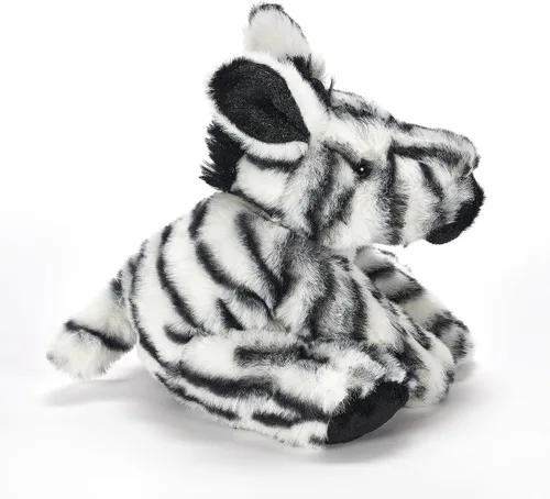 Vista 9 de The Petting Zoo Peluche de cebra, regalos para niños, animales salvajes del zoológico Onez, juguete de peluche de cebra de 9 pulgadas