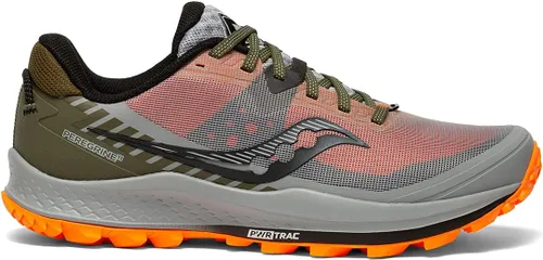Vista 3 de [Usado] Saucony Peregrine 11 para hombre Aleación/Olive/Vizi