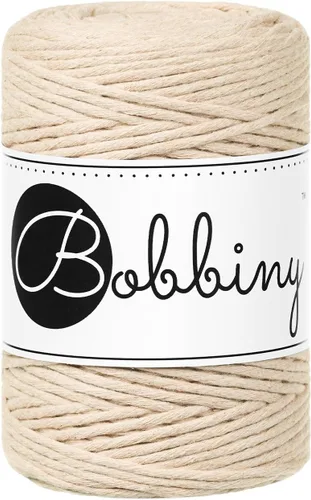 Vista 17 de Bobbiny Cordón de macramé de una sola capa para bebé de 0.069 pulgadas (100% algodón reciclado)
