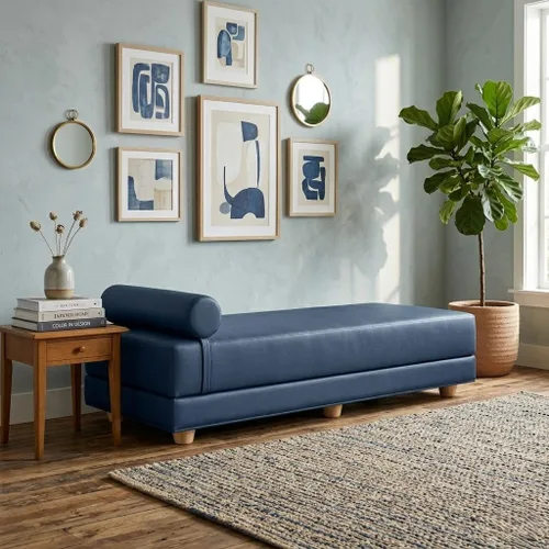 Vista 15 de Jaxx Alon Daybed - Tumbona plegable con colchón de espuma viscoelástica de primera calidad, tamaño Queen, fabricado en los Estados Unidos