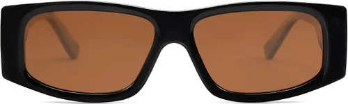Vista 15 de SOJOS Gafas de sol polarizadas rectangulares Y2K de moda para mujeres y hombres, gafas de sol rave de diseñador de moda SJ2228