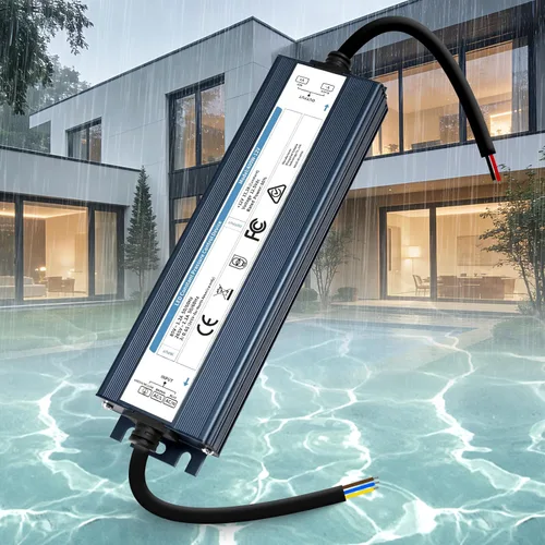 Vista 18 de Controlador LED de 12 V 100 W impermeable IP67, transformador LED ultra delgado de 110 V CA a 12 V CC 8.3 A 100 vatios silencioso convertidor
