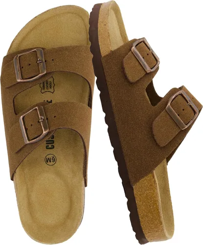 Vista 15 de CUSHIONAIRE Lane Cork Slide Women's Sandals, Comfortable Sandals for Women Negro