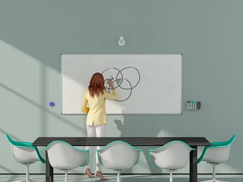 Vista 9 de Logitech Cámara de pizarra blanca Scribe para salas de videoconferencia