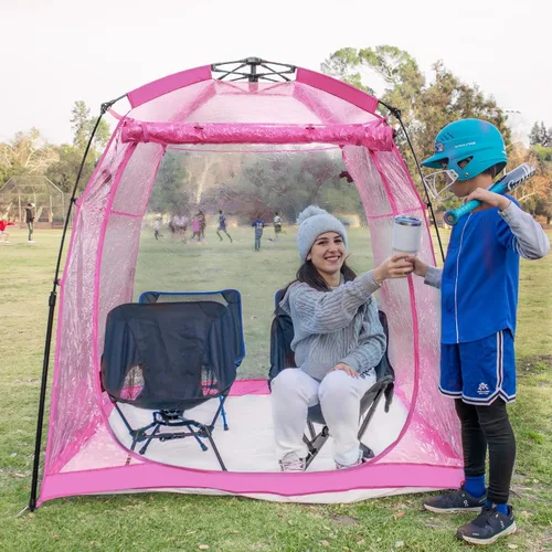 Vista 14 de All Weather Proof Pod Sports Tent,Outdoor Weather Tent Sports Pod Pop Up Shelter with Sealed Floor,Clear Tent for Sport Event,Camping,Fishing 8