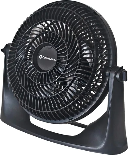 Vista 13 de Comfort Zone Ventilador circulador de aire de mesa de alta velocidad de 11 pulgadas, ventilador personal silencioso con 3 velocidades e inclinación
