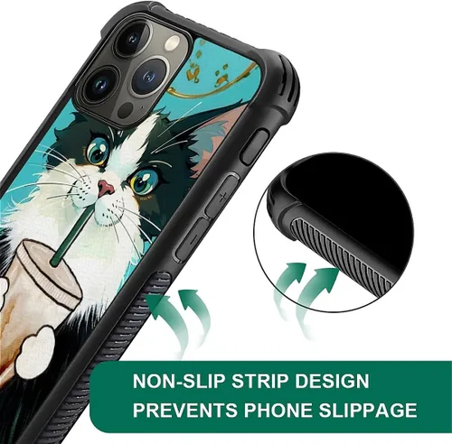 Vista 395 de Funda compatible con iPhone 15, diseño de elefantes africanos, diseño increíble a prueba de golpes, antiarañazos, carcasa trasera de policarbonato
