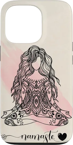 Vista 10 de Namaste Mandala Hippie Yoga Woman Meditation Spiritual Gift Case for iPhone 17