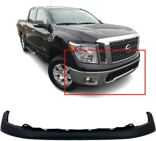 Vista 2 de FitParts Compatible con Nissan Titan 2017 cubierta de parachoques delantero superior