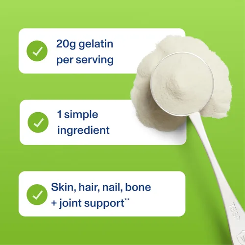 Vista 6 de Vital Proteins Polvo de gelatina de res - Alimentado con pasto 16.4 onzas