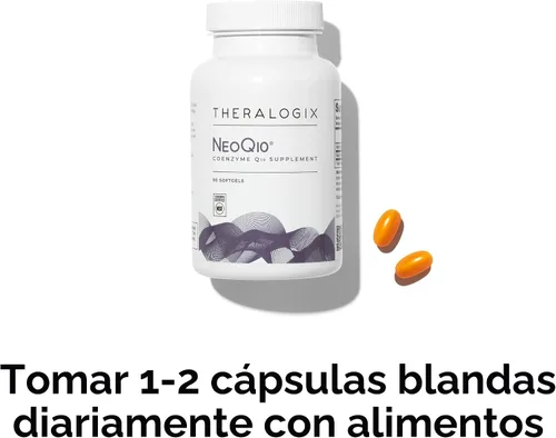 Vista 6 de Theralogix Suplemento de coenzima Q10 NeoQ10 – Salud del corazón y apoyo de fertilidad – Suplemento de fertilidad CoQ10 para hombres y mujeres*