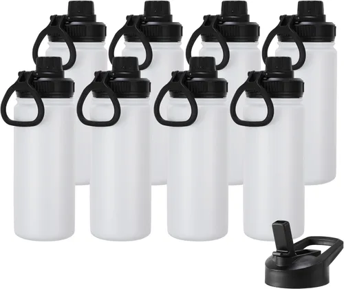 Vista 11 de DOMICARE Botella de agua para niños de 16 onzas para la escuela, de acero inoxidable, con aislamiento al vacío de doble pared, botella de agua